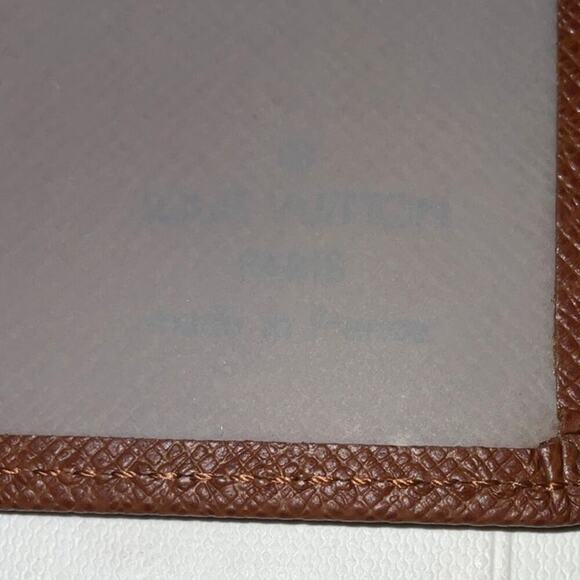 LOUIS VUITTON Taiga ID Card Holder Wallet Alezan W/Dust Bag - Picture 6 of 12